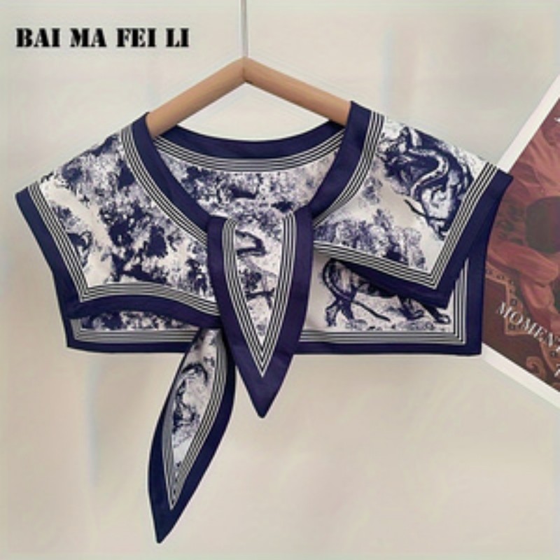 Silk Blouse - Damski Uniwersalny Jedwabny Szalik na Wiosnę,