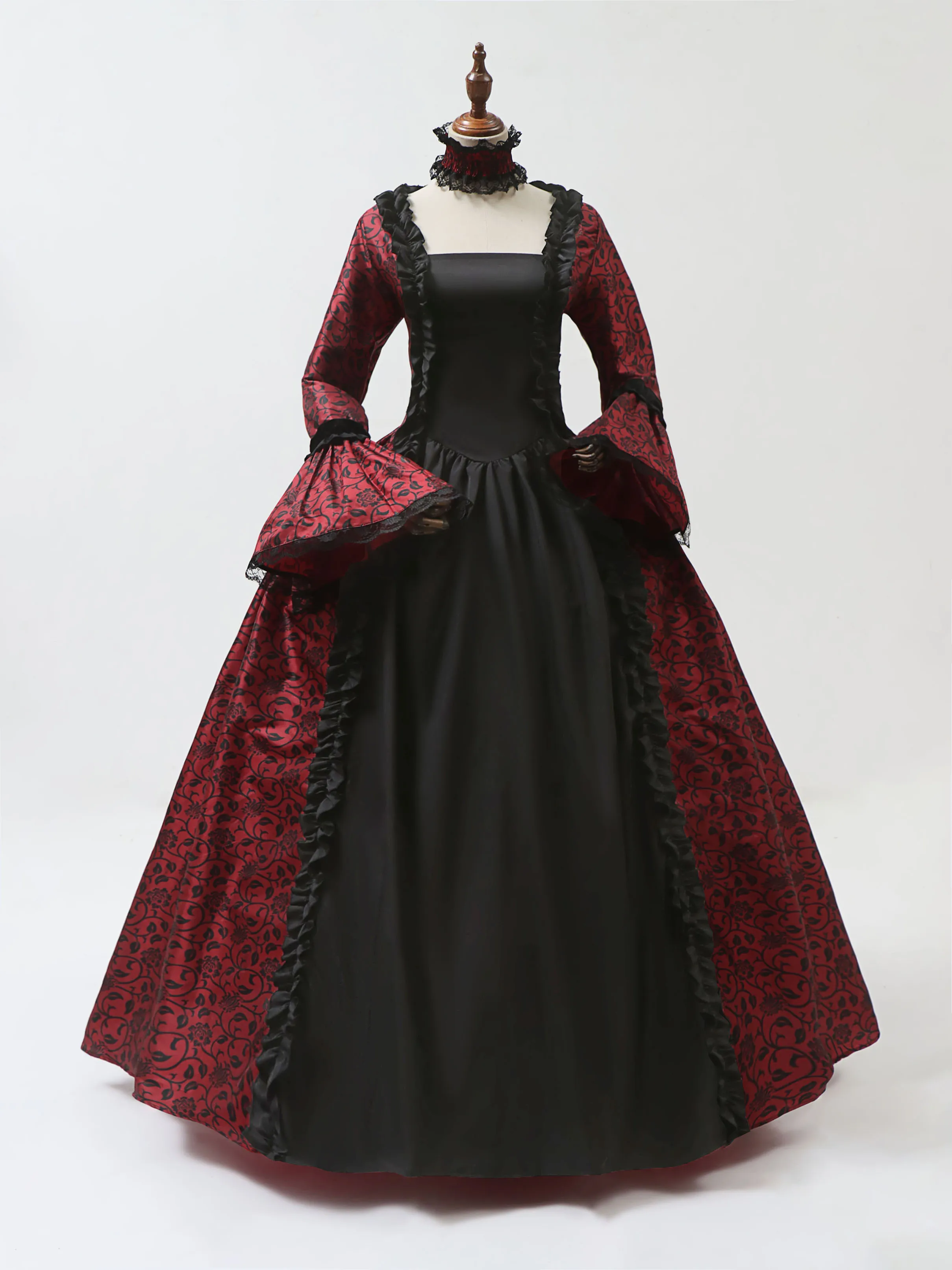 Evening Gown - Sukienka Cosplay Marii Antoniny Średniowieczna Rozkloszowana