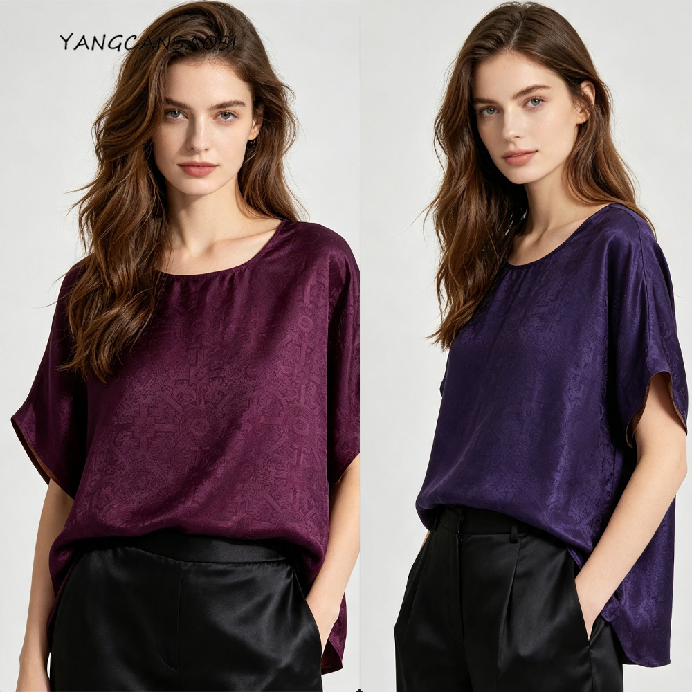 Damska koszulka plus size na l – Silk Blouse recenzja i cena