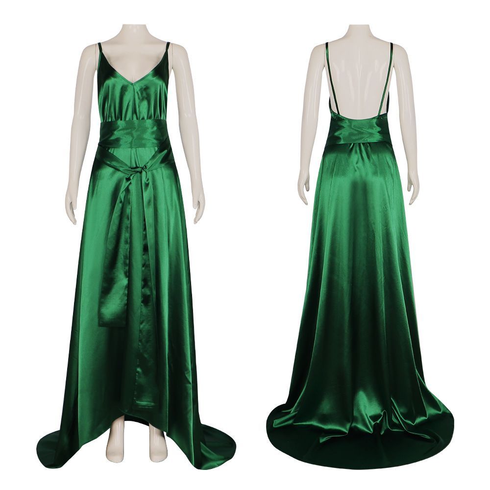 Sukienka z satyny w kolorze sz – Evening Gown recenzja i cena