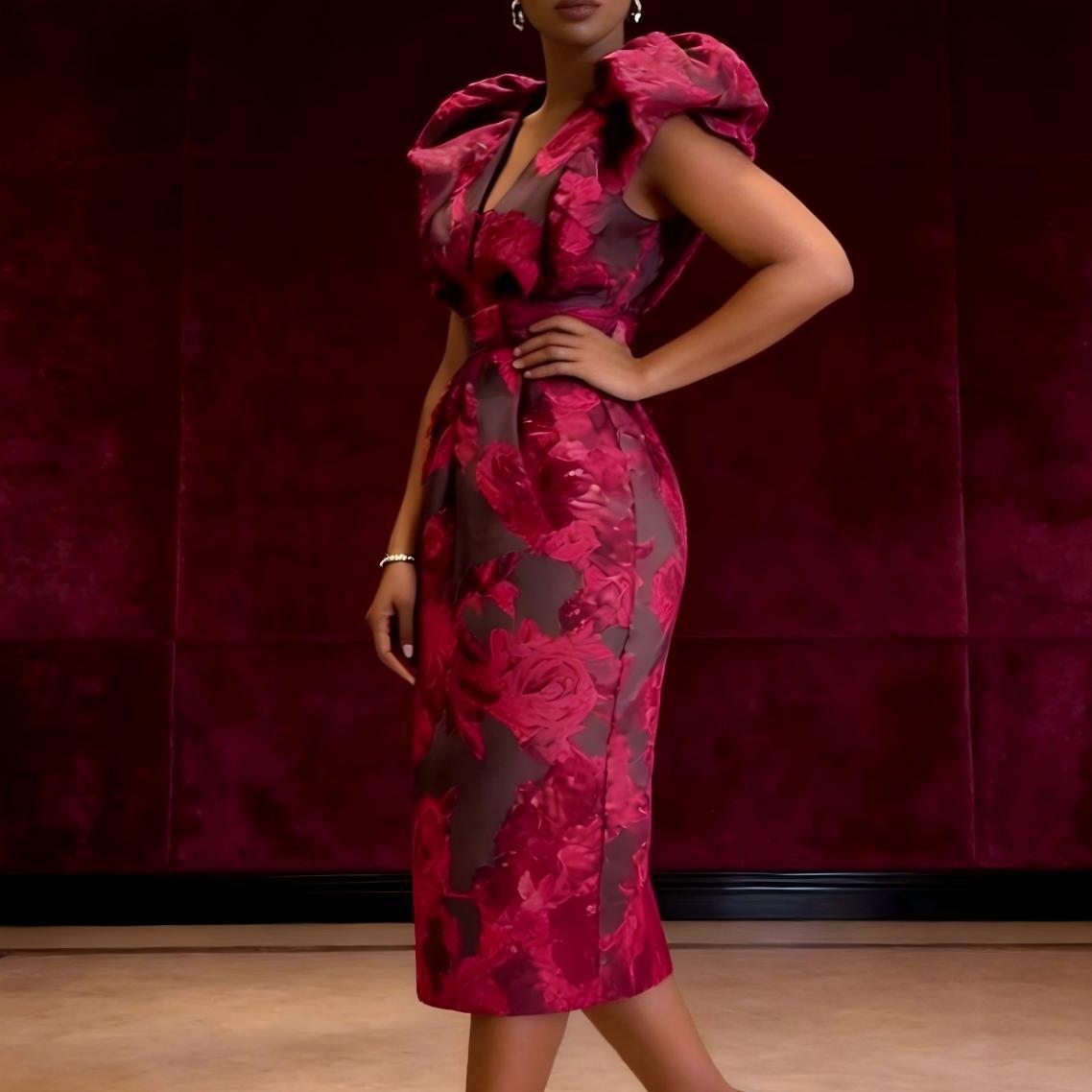 Sukienka koktajlowa QMANSHA Pl – Midi Dress recenzja i cena