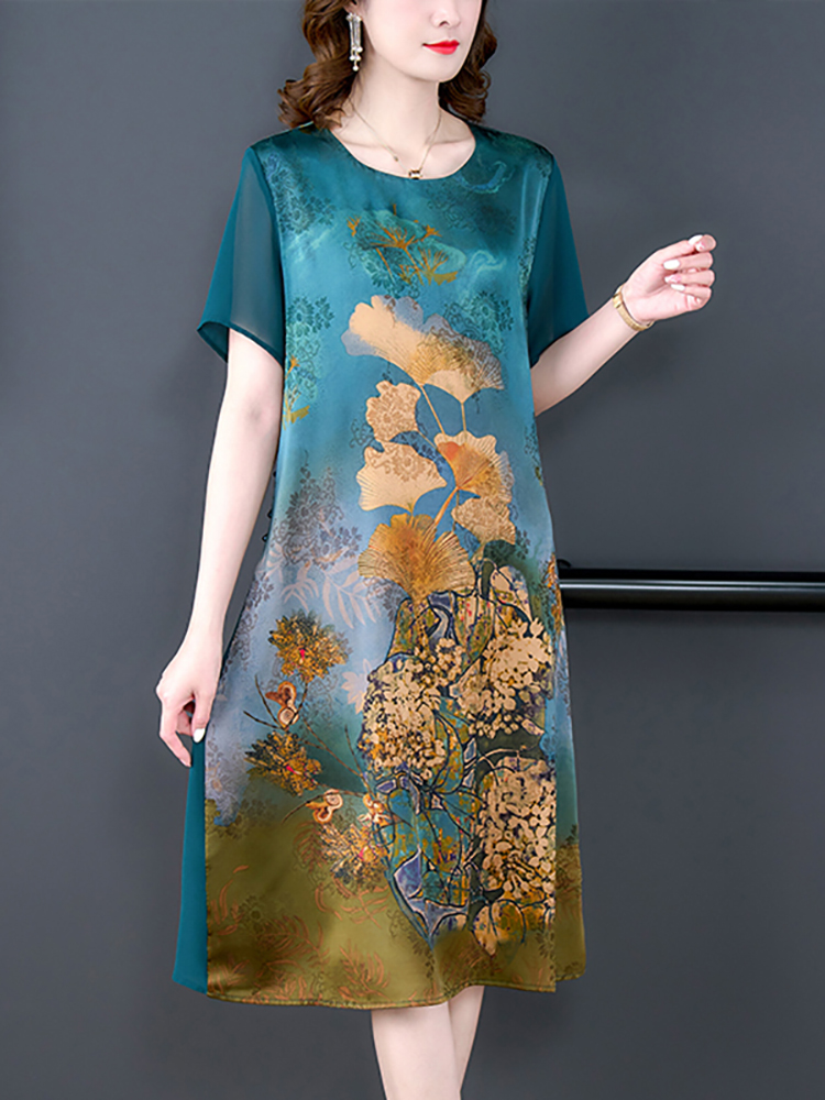 2024 czerwona jedwabne kwiatow – Women'S Red Formal Wear recenzja i cena