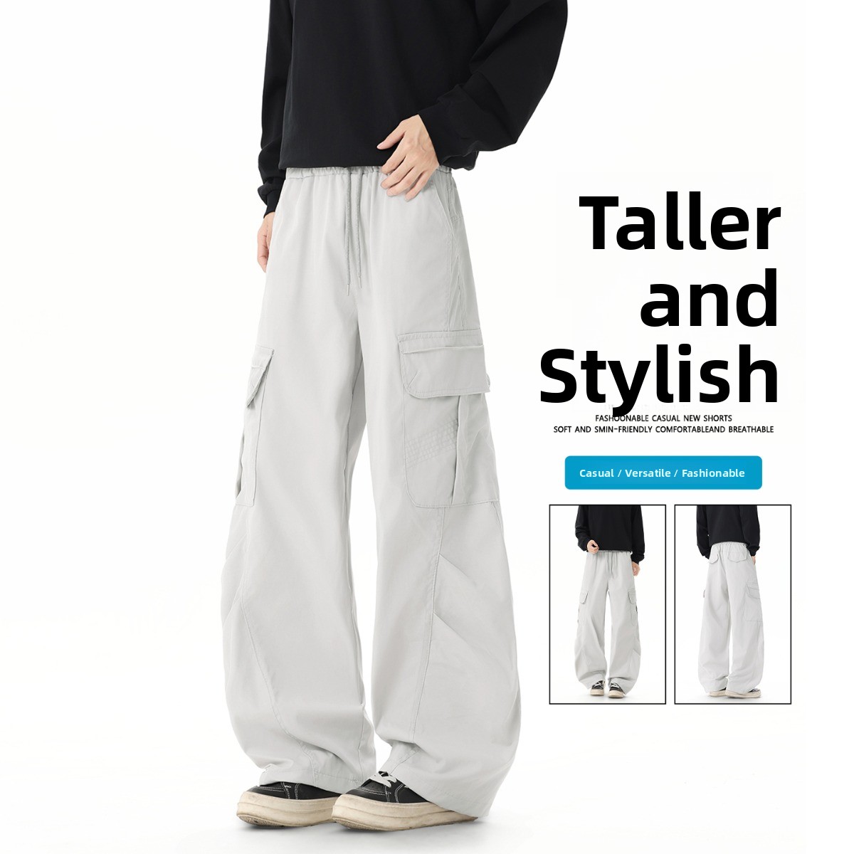 Modne, trójwymiarowe, dopasowa – Tailored Trouser Wide recenzja i cena